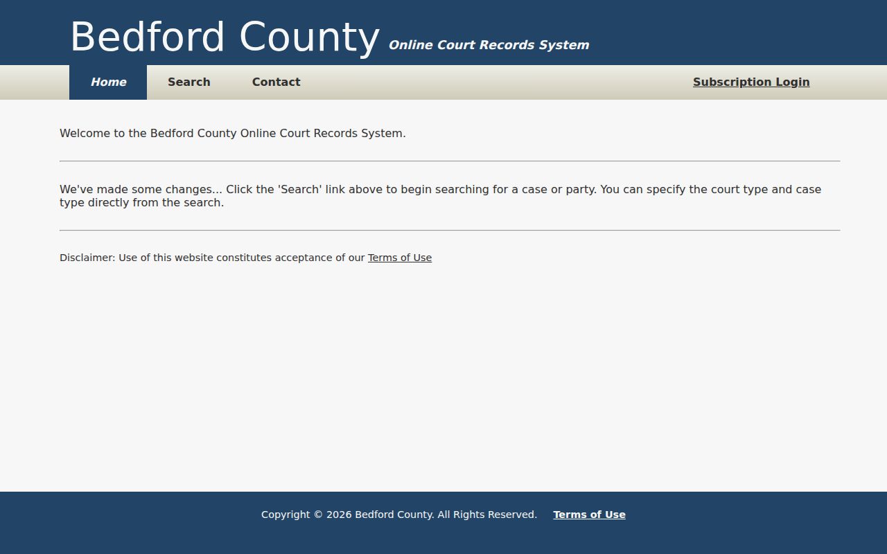 Shelbyville resident lookup Bedford TnCIS court search