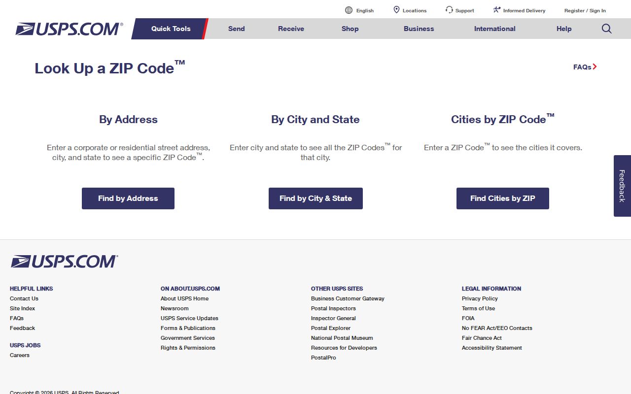 Shelbyville ZIP code directory USPS postal lookup